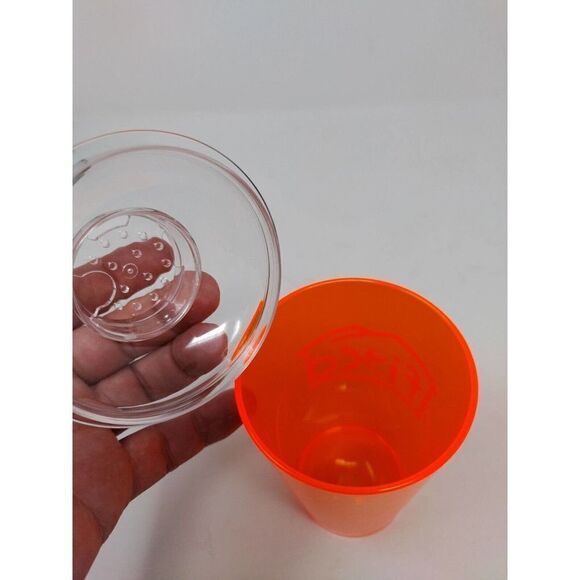 Fixd Cocktail Shaker Orange Plastic Medium Size for All your cool drinks yum yum - Picture 5 of 6